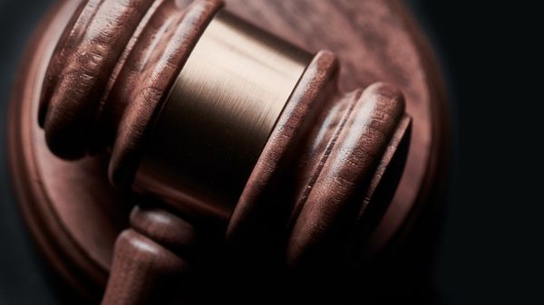 Gavel on black background - Sputnik International