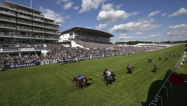 Masar ridden by jockey William Buick coming home to win the Investec Derby during derby day of the 2018 Investec Derby Festival at Epsom Downs Racecourse, Britain - Sputnik International