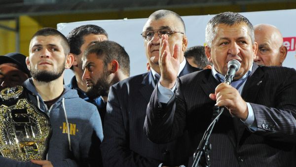 Abdulmanap Nurmagomedov, the father and coach of UFC champion Khabib Nurmagomedov - Sputnik International