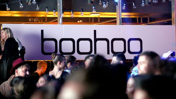 Signage is seen at boohoo x All That Glitters Launch Party on November 07, 2019 in Los Angeles, California - Sputnik International