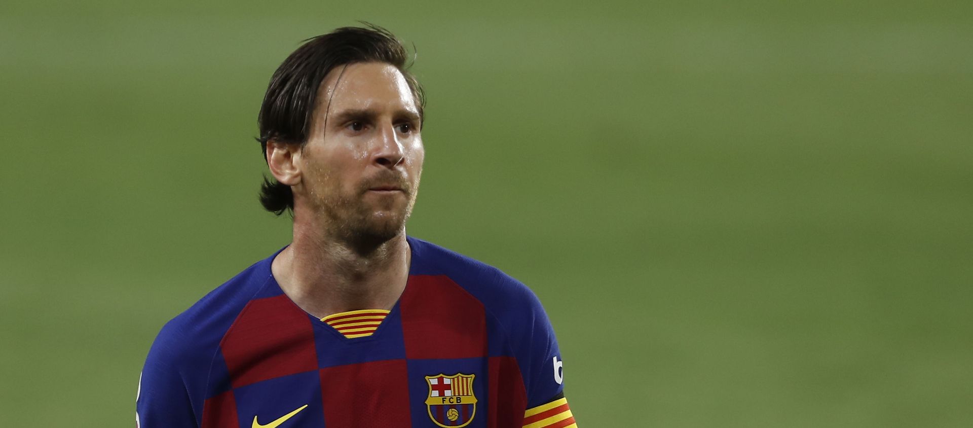 Barcelona's Lionel Messi during the Spanish La Liga soccer match between Sevilla and FC Barcelona at the Ramon Sanchez-Pizjuan stadium in Seville, Spain, Friday, June 19, 2020 - Sputnik International, 1920, 21.05.2021