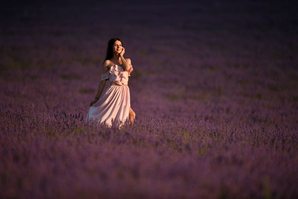 A girl on a lavender field in Crimea. Lavender plantations occupy more than 120 hectares in the Bakhchisarai district near the village of Turgenevka. A girl on a lavender field in Crimea. Lavender plantations occupy more than 120 hectares in the Bakhchisarai district near the village of Turgenevka. - Sputnik International