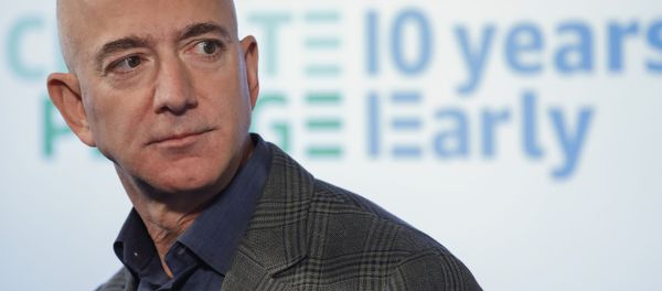 FILE - In this Sept. 19, 2019 file photo, Amazon CEO Jeff Bezos speaks during his news conference at the National Press Club in Washington. On Monday, Feb. 4, 2020 FILE - In this Sept. 19, 2019 file photo, Amazon CEO Jeff Bezos speaks during his news conference at the National Press Club in Washington. On Monday, Feb. 4, 2020 - Sputnik International