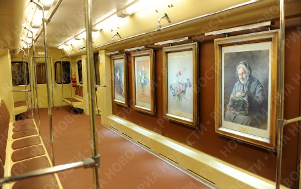 Moscow Metro commissions picture gallery trainна Moscow Metro commissions picture gallery trainна - Sputnik International