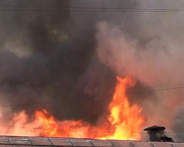 Several helicopters fought fire in the center of Moscow - Sputnik International