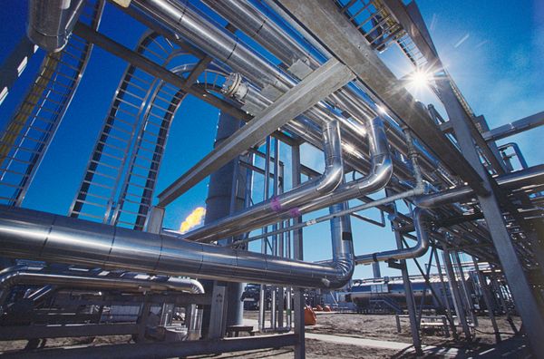 Завод по очистке газа на Усинском нефтяном месторождении  - Sputnik International