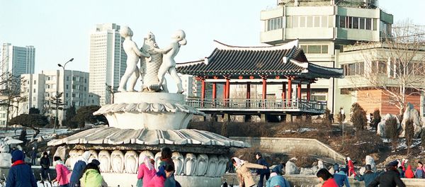 The center of Pyongyang - Sputnik International