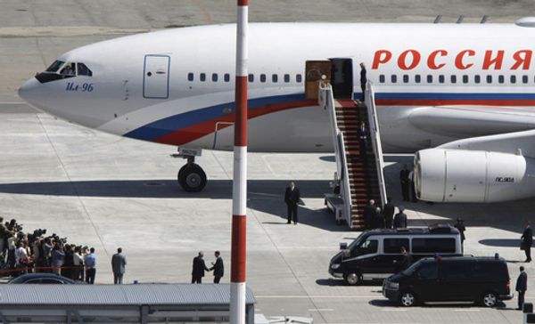 Presidential plane in Koltsovo airport Presidential plane in Koltsovo airport - Sputnik International