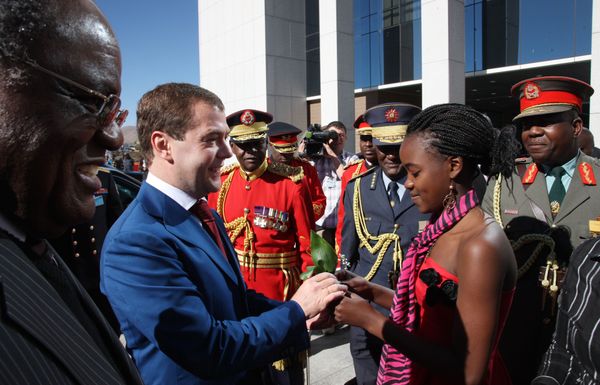 Welcome ceremony for Russian President Dmitry Medvedev - Sputnik International