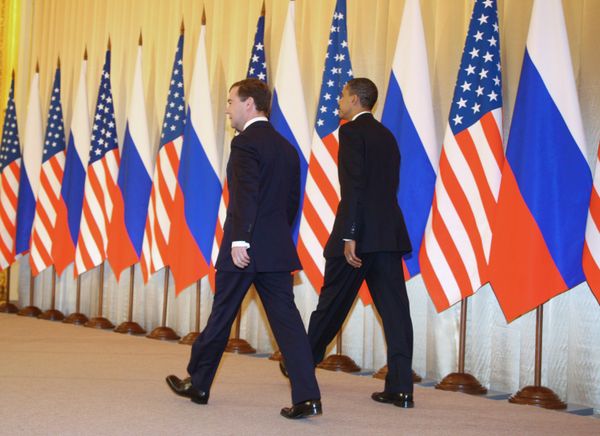 U.S. President Barack Obama and President Dmitry Medvedev give news conference - Sputnik International
