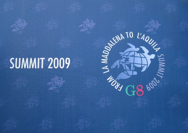 2009 G8 summit logo - Sputnik International