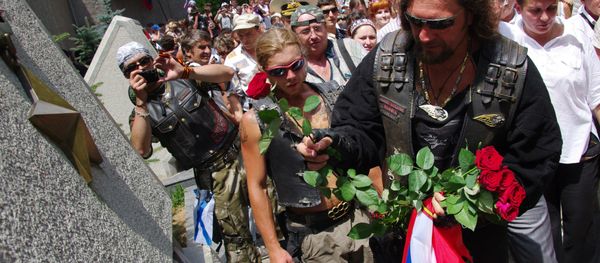 Surveys have found the people of Poland divided over whether or not to allow a Russian motorcycle club through Poland on their way to Berlin for Victory Day celebrations. Surveys have found the people of Poland divided over whether or not to allow a Russian motorcycle club through Poland on their way to Berlin for Victory Day celebrations. - Sputnik International