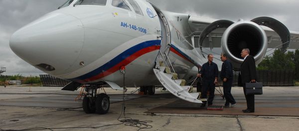 Russian-Ukrainian Antonov An-148 regional jet unveiled in Voronezh - Sputnik International
