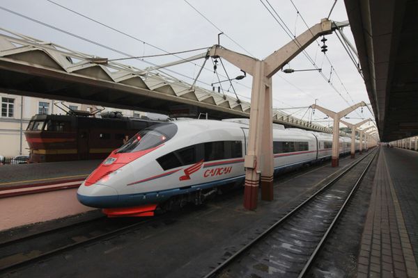 High-speed Sapsan train to make first commercial run High-speed Sapsan train to make first commercial run - Sputnik International