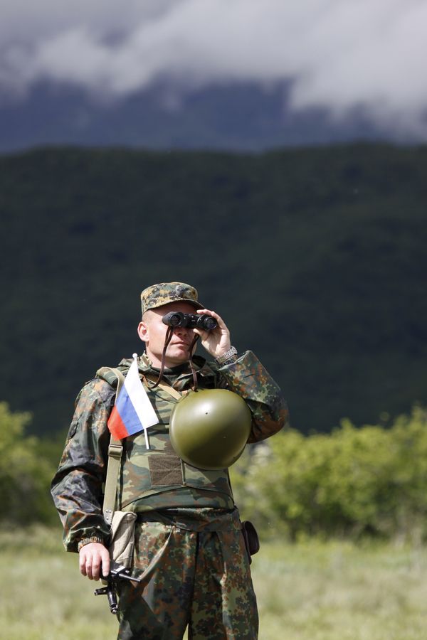 Dmenis outpost on the Georgian -- South Ossetian border - Sputnik International