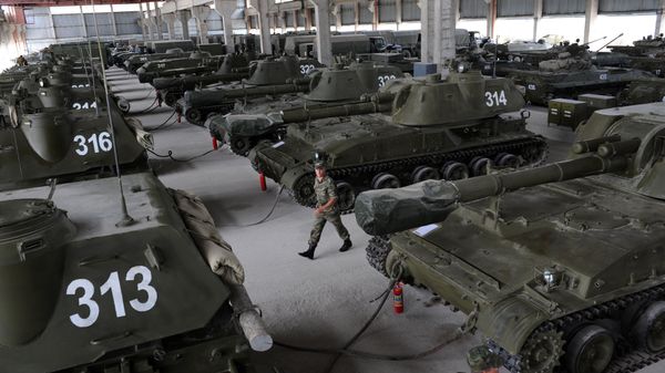 Russian military base in Tskhinvali - Sputnik International