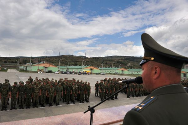 Russian military base in Tskhinvali Russian military base in Tskhinvali - Sputnik International