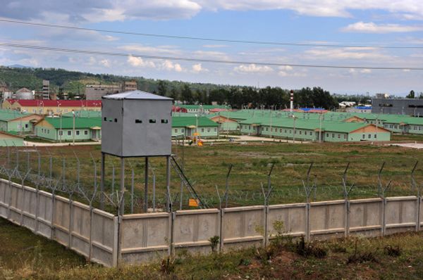 Compound of the Russian military base in Tskhinvali. Compound of the Russian military base in Tskhinvali. - Sputnik International