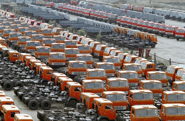 KamAz trucks at Kama Automobile Plant KamAz trucks at Kama Automobile Plant - Sputnik International