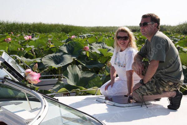 President Medvedev’s family holiday  - Sputnik International