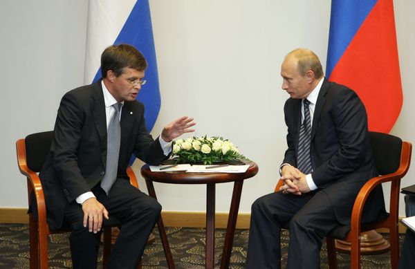 Putin met with his Dutch counterpart, Jan Peter Balkenende, in Poland, where ceremonies to mark the 70th anniversary of the start of World War II took place on Tuesday. - Sputnik International