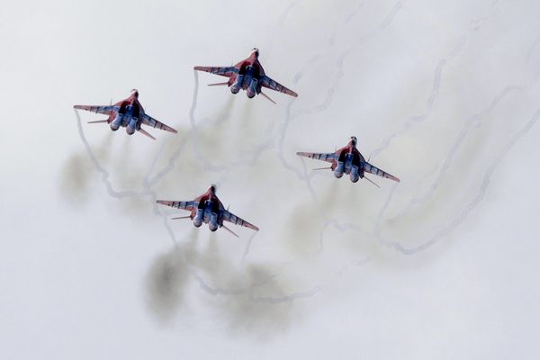 The two MiG-29Ks and two MiG-29KUBs were officially transferred to India earlier this year - Sputnik International