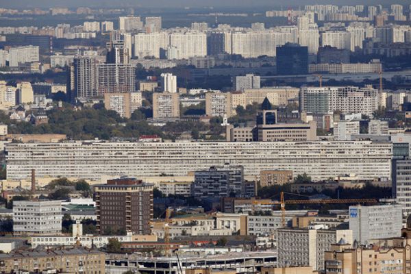 Bird's eye view of Russian capital from Moscow University tower - Sputnik International