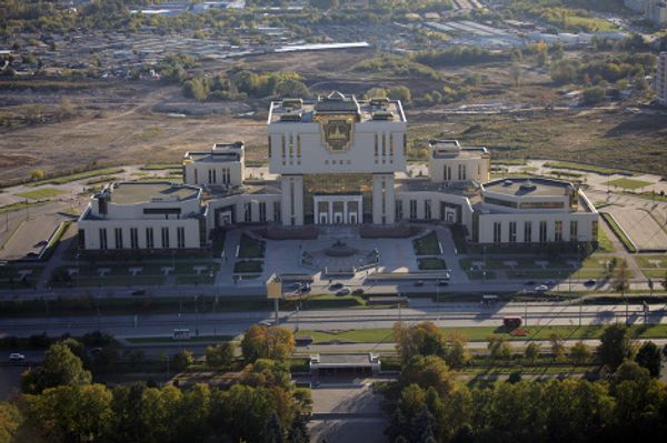 Bird's eye view of Russian capital from Moscow University tower - Sputnik International