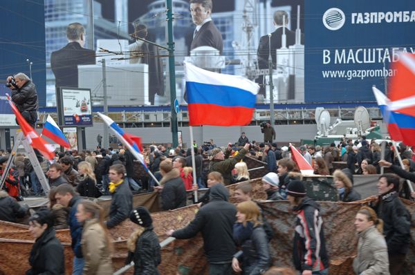  Pro-Kremlin youth to hold alternative opposition march  - Sputnik International