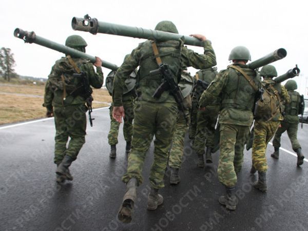 Zapad 2009 strategic exercises held at the Khmelyovka firing range Zapad 2009 strategic exercises held at the Khmelyovka firing range - Sputnik International