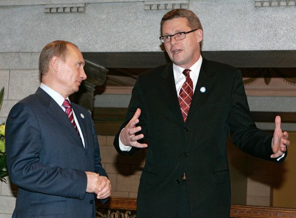 Vladimir Putin, Matti Vanhanen - Sputnik International
