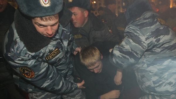  Police release protesters detained in Moscow unauthorized rally  - Sputnik International