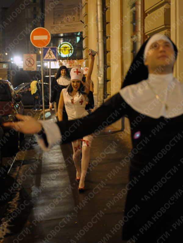 Halloween celebrations in Moscow Halloween celebrations in Moscow - Sputnik International