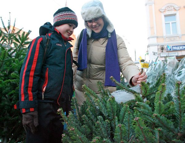 Fare dodgers in Russia's Altai detained with 60 fir trees - Sputnik International