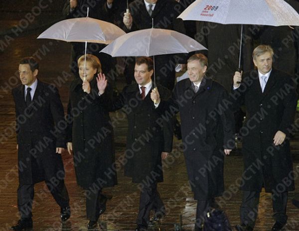 Russian President Dmitry Medvedev in Berlin - Sputnik International