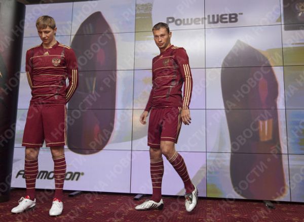 Presentation of the Russian football team’s new kit Presentation of the Russian football team’s new kit - Sputnik International