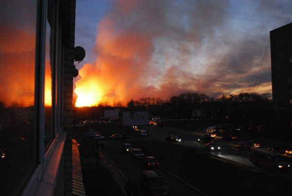 Military depot fire in Ulyanovsk  - Sputnik International