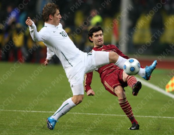 Best moments of Russia vs. Slovenia World Cup 2010 playoff match - Sputnik International