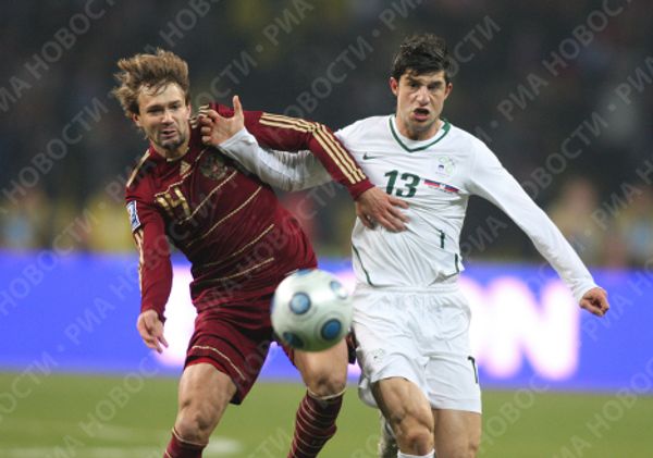 Best moments of Russia vs. Slovenia World Cup 2010 playoff match - Sputnik International