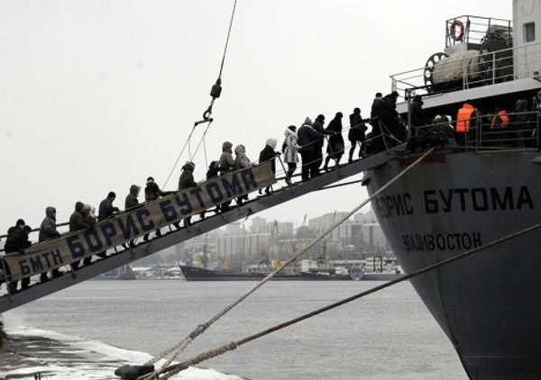  The return of the Pacific Fleet’s task force from the Gulf of Aden  - Sputnik International