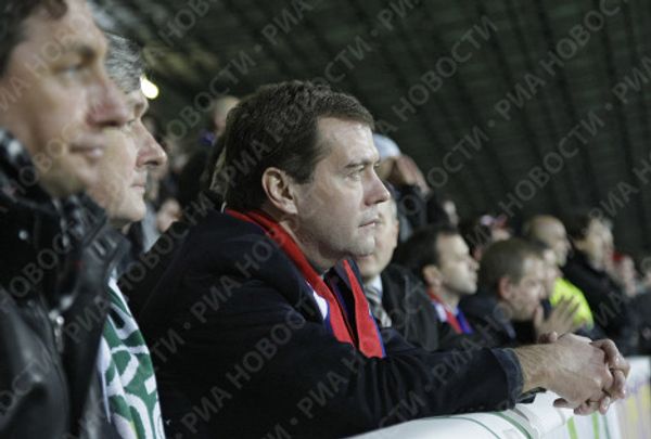 Images from the World Cup 2010 playoff match between Slovenia and Russia - Sputnik International
