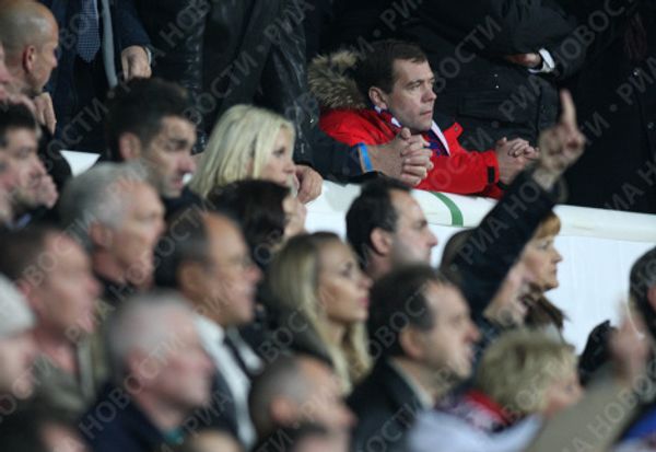 Images from the World Cup 2010 playoff match between Slovenia and Russia - Sputnik International