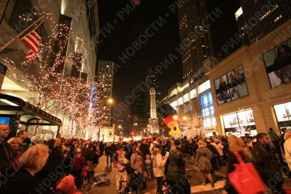 Chicago holds annual Magnificent Mile Lights Festival - Sputnik International