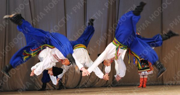 The Igor Moiseyev Dance Company performing the Night on Bald Mountain ballet based on Nikolai Gogol’s works - Sputnik International