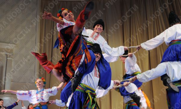 The Igor Moiseyev Dance Company performing the Night on Bald Mountain ballet based on Nikolai Gogol’s works - Sputnik International