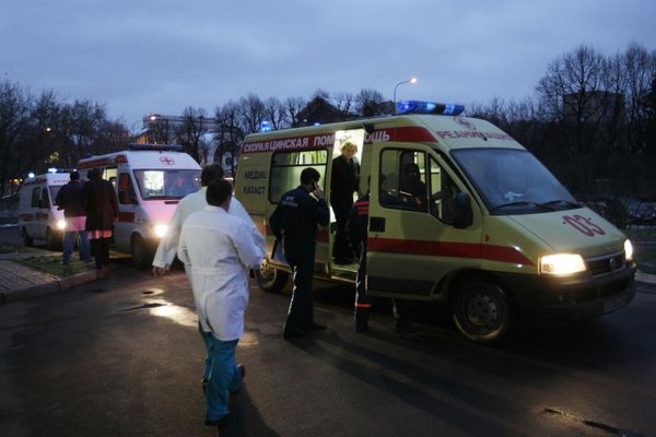 Lame Horse nightclub fire victims brought to Sklifosovsky emergency hospital - Sputnik International