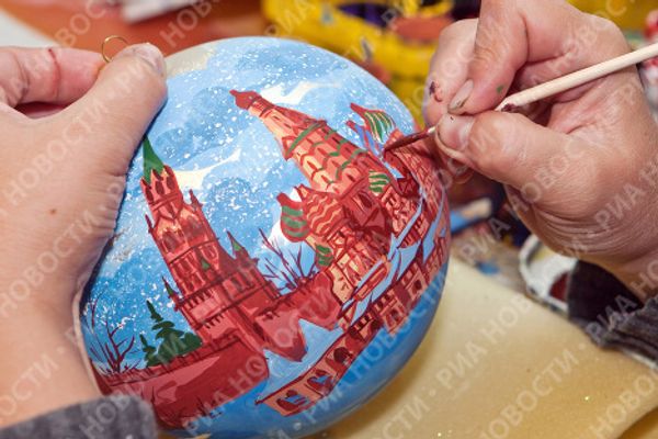 Christmas decorations with “Obama balls” a piece of artwork  - Sputnik International