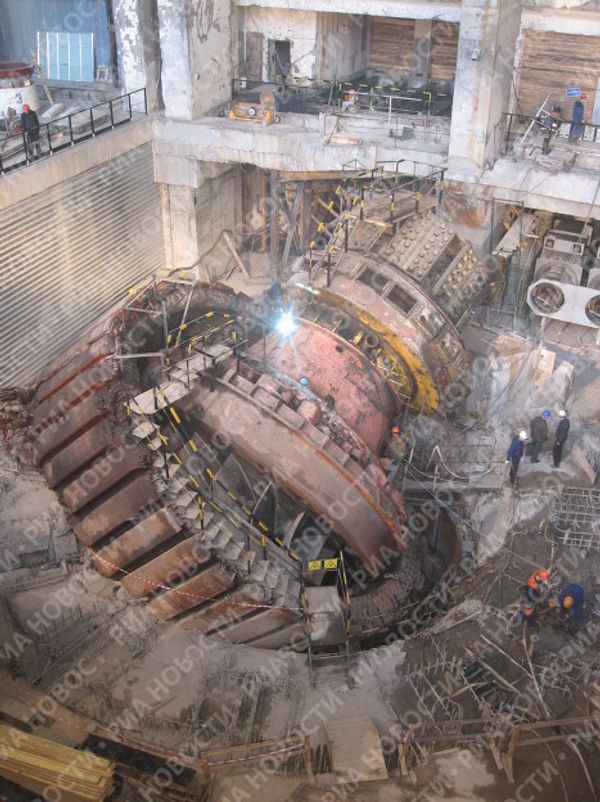Sayano-Shushenskaya Hydroelectric Power Plant – four months after the accident - Sputnik International