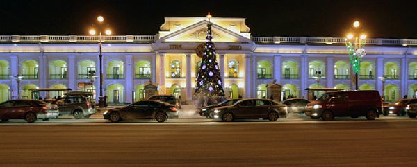 New Year lights on the streets of St. Petersburg New Year lights on the streets of St. Petersburg - Sputnik International