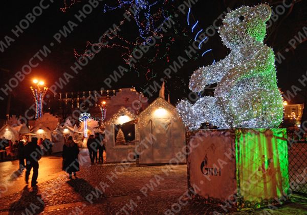 New Year lights on the streets of St. Petersburg New Year lights on the streets of St. Petersburg - Sputnik International